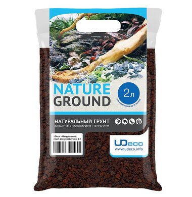 UDeco Premium Lava M 3 - 5 мм 2 л вулканическая лава