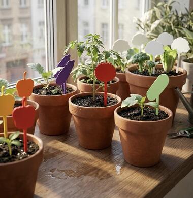 STL набор табличек для рассады «Овощи» - 7 моделей для 3D печати