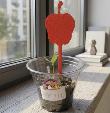 STL набор табличек для рассады «Овощи» - 7 моделей для 3D печати