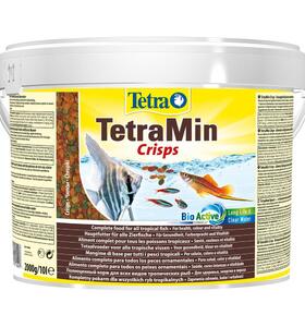 TetraMin Crisps 10 л Корм для всех видов рыб чипсы