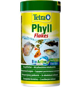 Tetra Phyll Flakes 250 мл / 52 г Корм для всех видов рыб хлопья