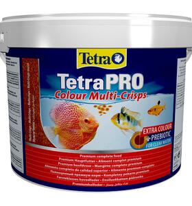 TetraPRO Colour 10 л Корм для всех видов рыб чипсы
