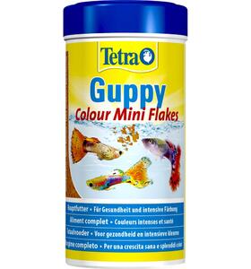 Tetra Guppy Colour Mini Flakes 250 мл Корм для гуппи и живородящих хлопья