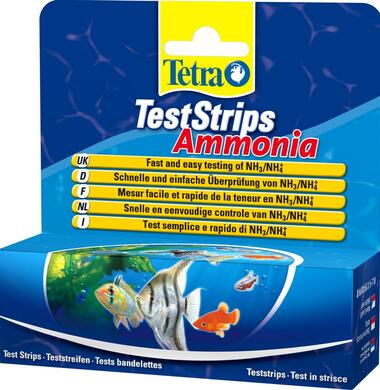 Тест для воды на аммиак полоски Tetra TestStrips Ammonia