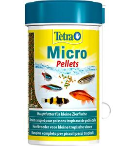 Tetra Micro Pellets 100 мл / 46 г Корм для маленьких рыбок шарики