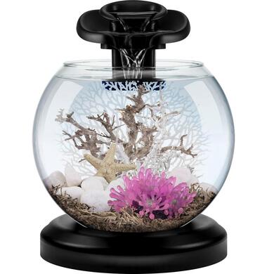 Аквариум Tetra Duo Waterfall Globe чёрный на 6,8 литра