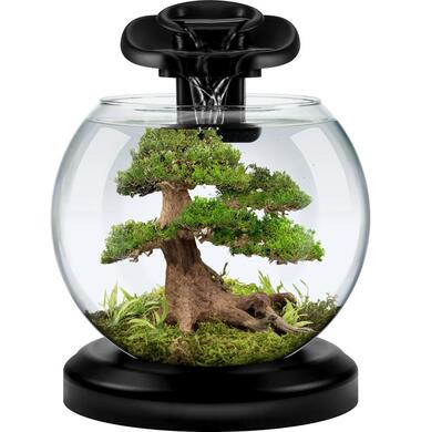 Аквариум Tetra Duo Waterfall Globe чёрный на 6,8 литра