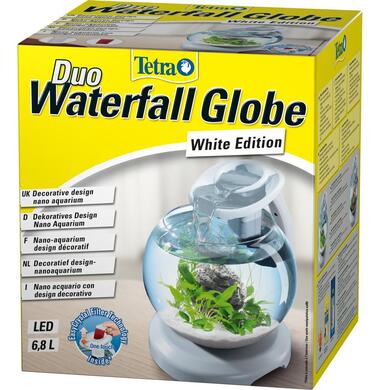 Аквариум Tetra Duo Waterfall Globe белый на 6,8 литра