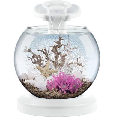 Аквариум Tetra Duo Waterfall Globe белый на 6,8 литра