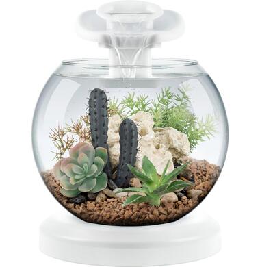 Аквариум Tetra Duo Waterfall Globe белый на 6,8 литра