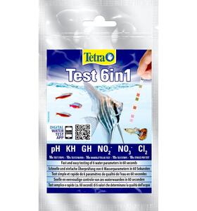 Тест для воды полоски Tetra Test 6in1 10 шт