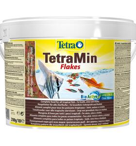 Tetra Min 10 л Корм для всех видов рыб хлопья