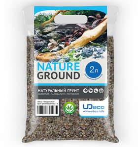 UDeco River Light "Светлый песок" 0,8-2 mm, 2 l